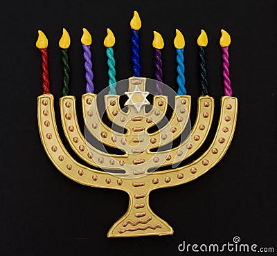 Menorah Stock Photo