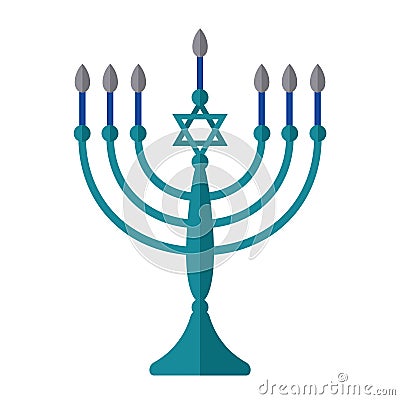 Menorah icon Vector Illustration