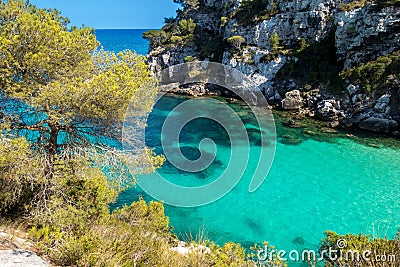 Menorca coast Stock Photo