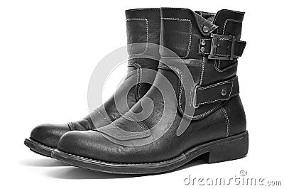 Mens boots Stock Photo