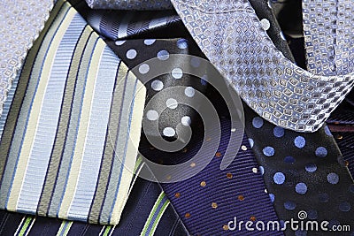 Mens Neck Ties Stock Photo