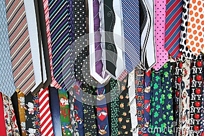 Mens Neck Ties Stock Photo