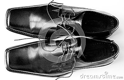 Man's shoes Stock Photo