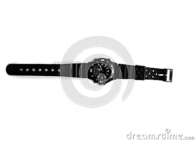 Mens sport watch Stock Photo