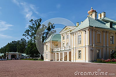 Menshikov palace in Oranienbaum park, Russia Editorial Stock Photo