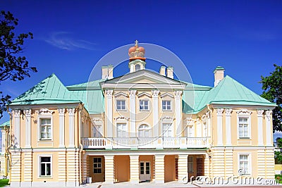 Menshikov Palace in Saint Petersburg. Stock Photo