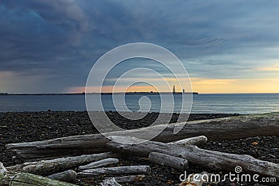 Menshikov's headland on Novaya Zemlya Stock Photo