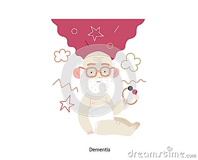 Mental disorders vector illustration series Vector Illustration