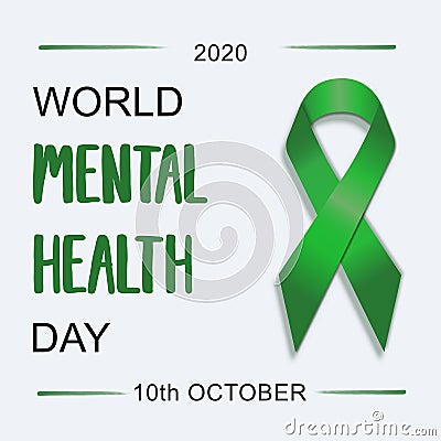 World Mental Health Day 10th October Stock Photo