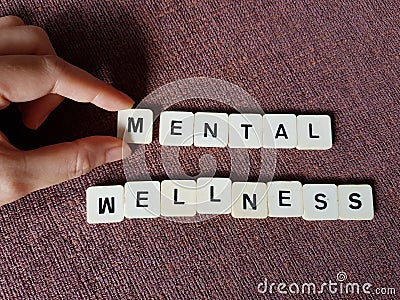 Mental wellness concept Stock Photo