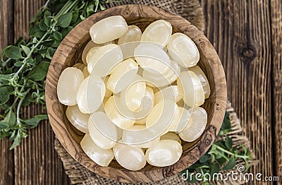 Menthol Candies Stock Photo