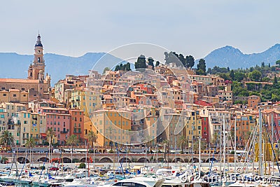 Menton, France Stock Photo