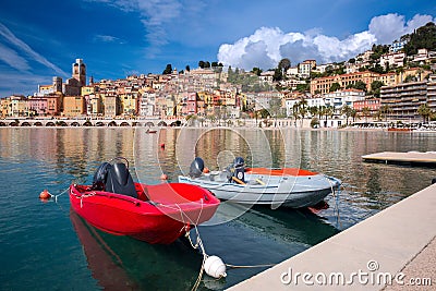 Menton, French Riviera, France Stock Photo