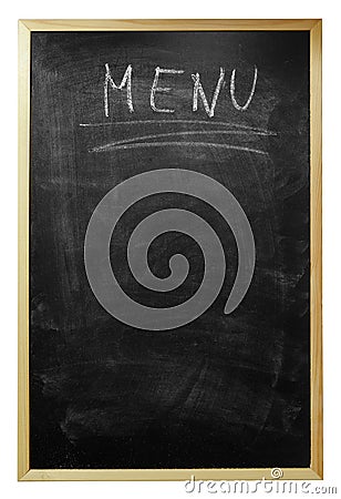 Menu Stock Photo