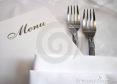 Menu Stock Photo