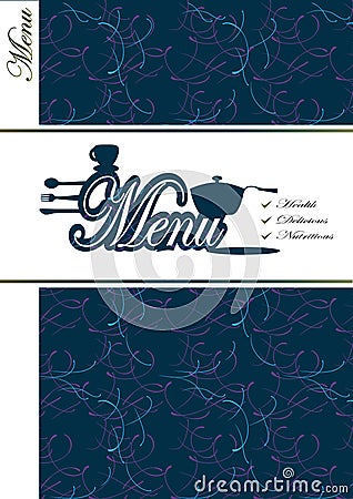 Menu Cover_eps Vector Illustration