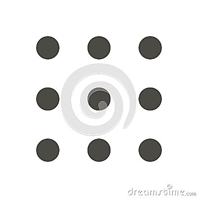 Menu icon vector. Navigation mobile button. Stock Photo