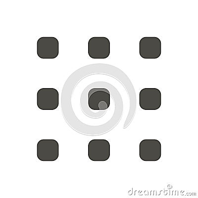 Menu icon vector. Navigation mobile button. Vector Illustration