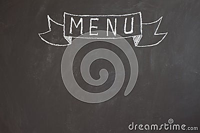 Menu title Stock Photo