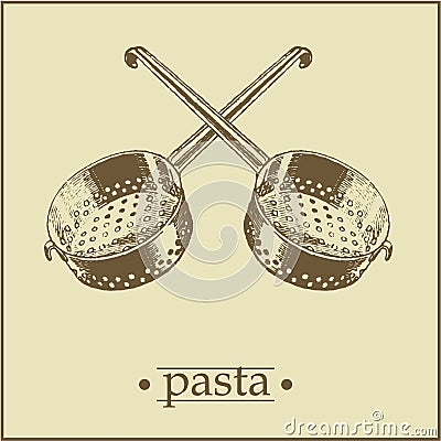 Menu2 - Pasta Page Vector Illustration