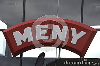 MENY FOOD CHAIN MARKET Editorial Stock Photo