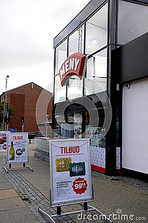 MENY GROCERY STORE Editorial Stock Photo