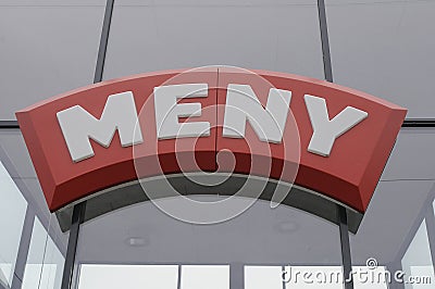 MENY GROCERY STORE Editorial Stock Photo