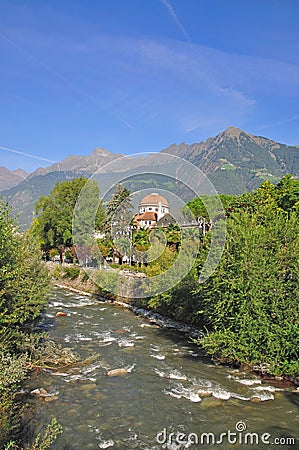 Merano,South Tyrol Stock Photo