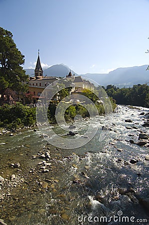 Merano view Stock Photo