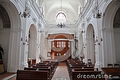 Mercato San Severino - Controfacciata della Chiesa di Sant`Anna Editorial Stock Photo