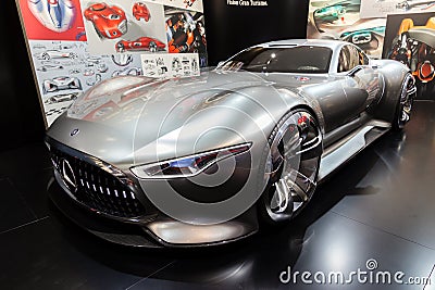 Mercedes AMG Vision Gran Turismo concept sports car Editorial Stock Photo