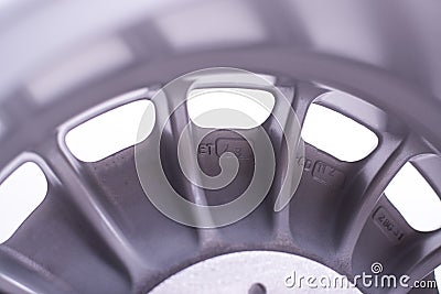 Mercedes Benz Barock 15' alloy wheel Stock Photo