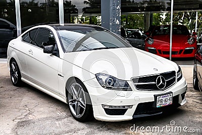 Mercedes-Benz C63 AMG Editorial Stock Photo