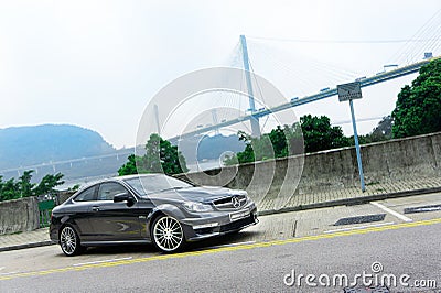 Mercedes-Benz C63 AMG Editorial Stock Photo