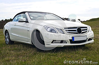 Mercedes benz cabriolet Stock Photo