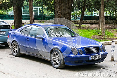 Mercedes-Benz CLK-class Editorial Stock Photo