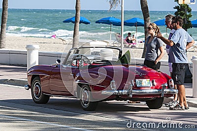 Mercedes Benz convertible Editorial Stock Photo