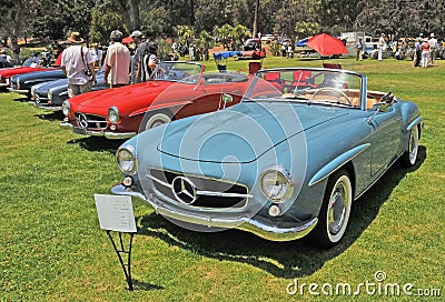 Mercedes-Benz 190 Coupe Editorial Stock Photo