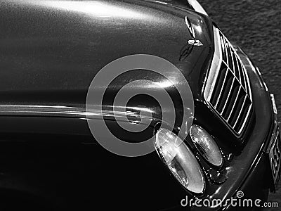 Mercedes-Benz E-class W210 1995-2003 car Editorial Stock Photo