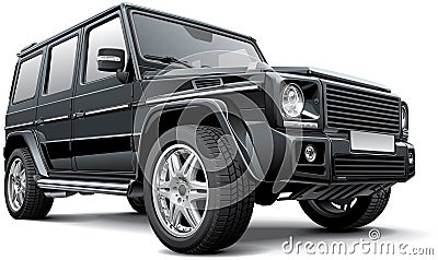 Mercedes-Benz G-Class by Brabus Vector Illustration