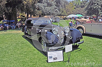 Mercedes Benz 540K Cabriolet Editorial Stock Photo