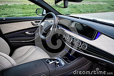 2015 Mercedes-Benz S63 AMG Editorial Stock Photo