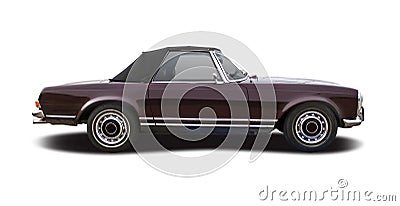 Mercedes Benz 280 SL cabrio Stock Photo