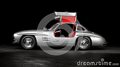 1957 Mercedes-Benz 300SL Gullwing Editorial Stock Photo