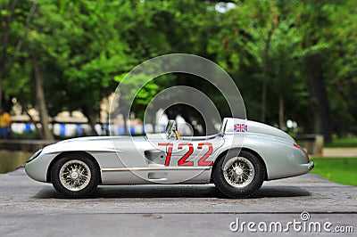 Mercedes-Benz 300 SLR Mille Miglia winner Sir Stirling Moss Editorial Stock Photo