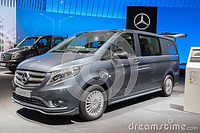 2017 Mercedes-Benz Vito Mixto 4x4 119 CDi Editorial Stock Photo