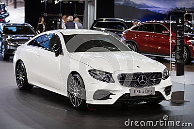 Mercedes E Klasa Coupe Editorial Stock Photo