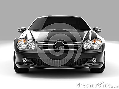 Mercedes SL 500 Stock Photo