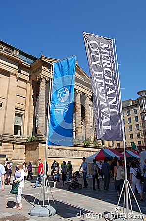 Merchant City Festival, Glasgow Editorial Stock Photo