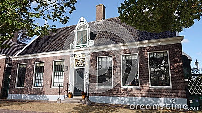 Merchant House at the Zaanse Schans in Zaandam, the Netherlands Stock Photo